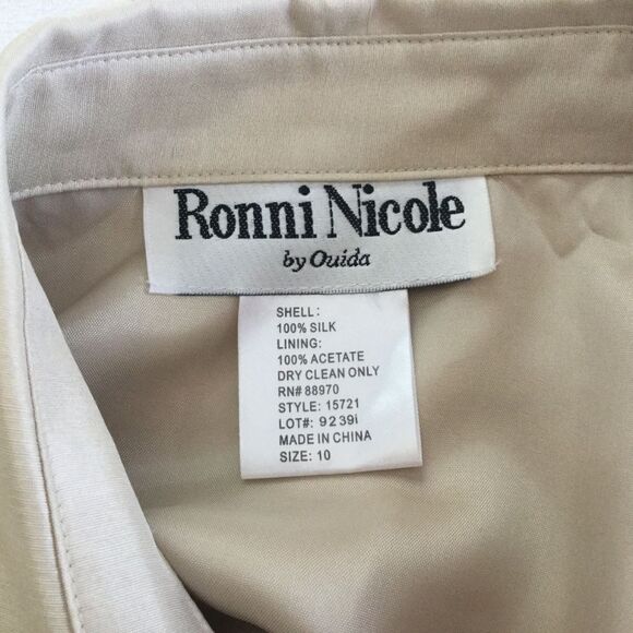 Ronni Nicole Women Top Button Down Shirt Sz 10 - Picture 5 of 5